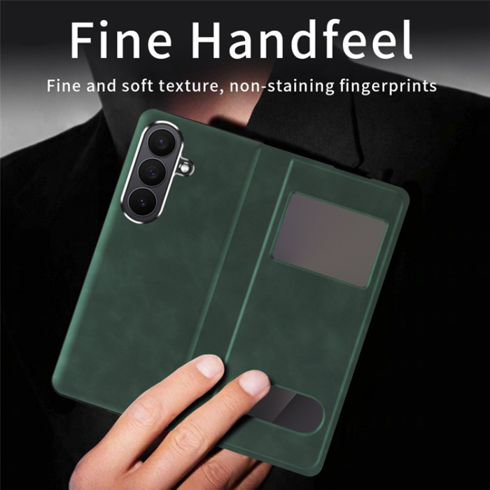 A-One Brand - Galaxy Z Fold7 Fodral View Window - Grön
