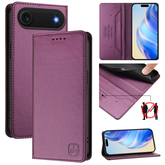 RINACASIS - RINACASIS iPhone 17 Air Plånboksfodral RC01 RFID - Violett