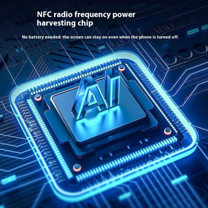 A-One Brand - iPhone 15 Pro Mobilskal E-Ink 4'' HD 4 Färger NFC