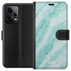 iSecrets - Pl&aring;nboksfodral till Xiaomi Redmi Note 12 Pro med Mint Marble