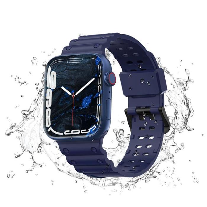 OEM - Apple Watch Ultra/SE/8/7/6 (41/42/38mm) Armband - Navy Blå