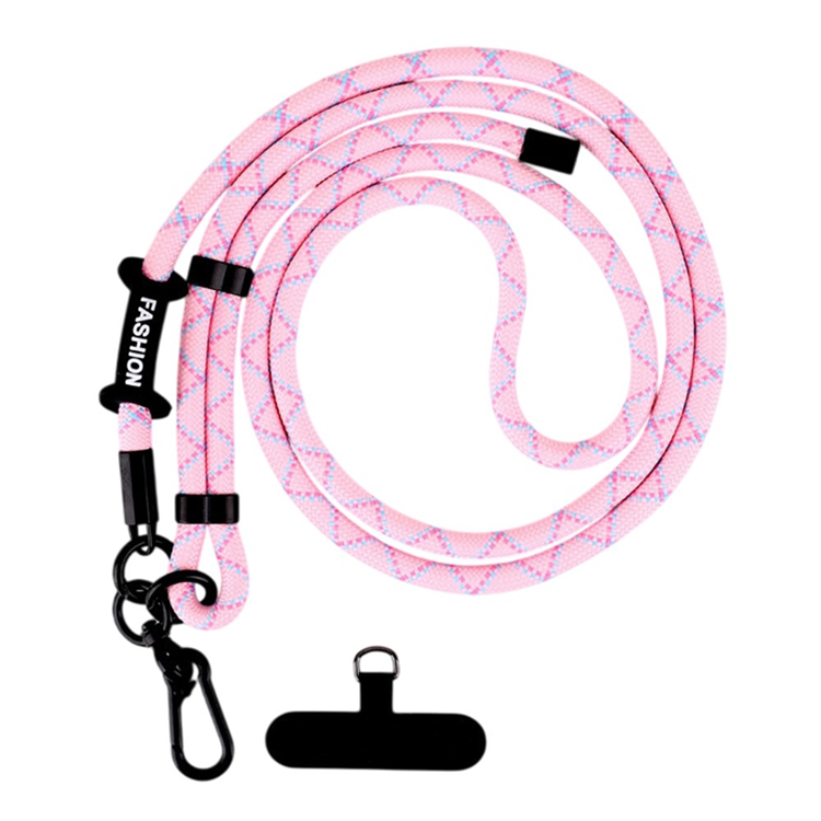 Crossbody Mobilrem Lanyard Justerbar 7mm - Rosa/Blå | 264 | AlltMobil