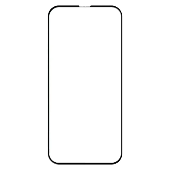 Forcell - Forcell iPhone 16 Härdat Glas Skärmskydd Ultra Clear - Svart