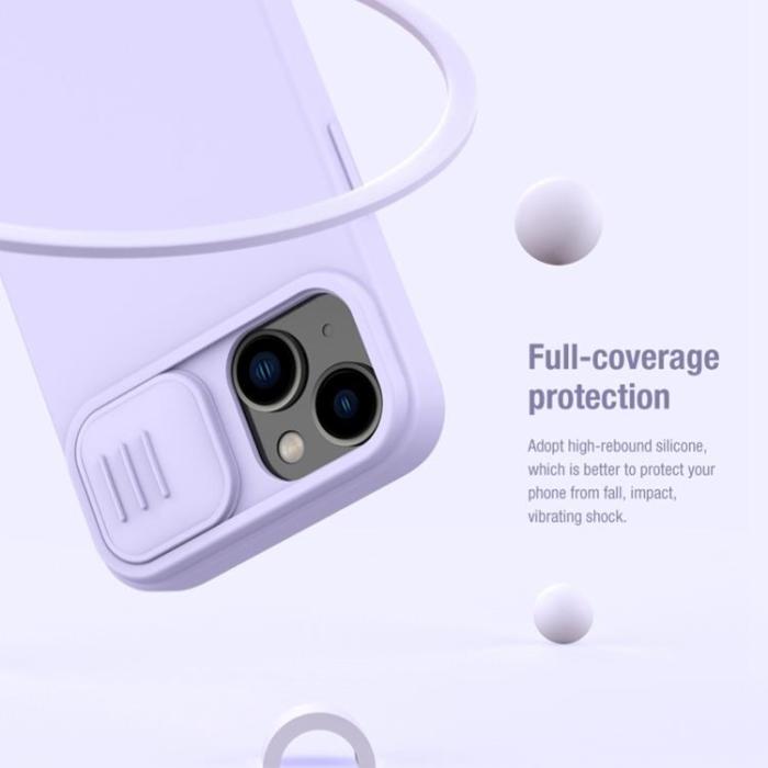 Nillkin - Nillkin iPhone 14 Plus Skal Magsafe Magnetic - Blå