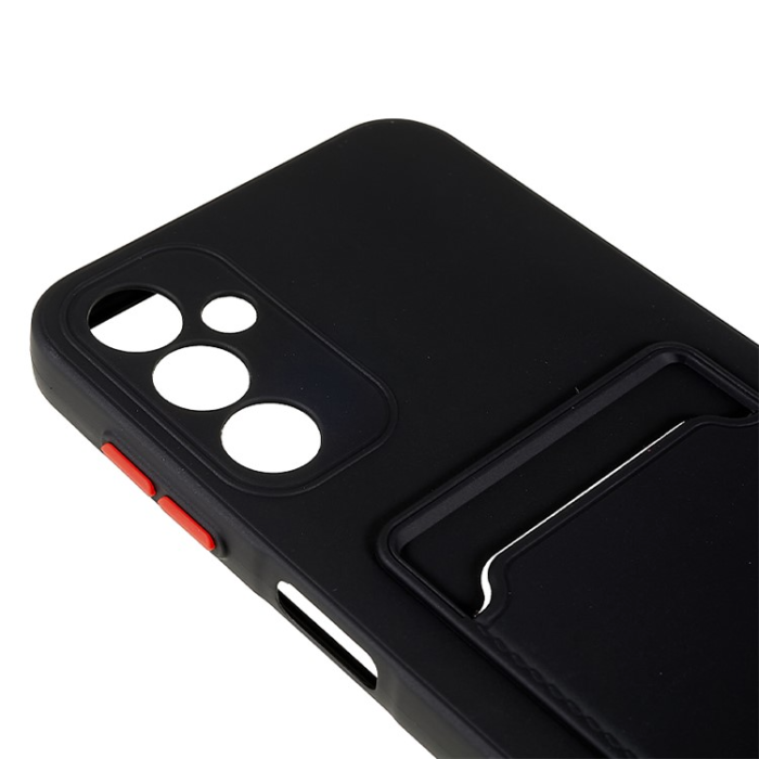 A-One Brand - Galaxy A14 5G/4G Mobilskal Korthållare TPU Drop-proof - Svart
