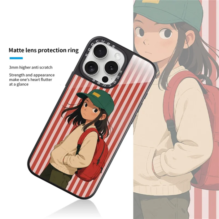 A-One Brand - iPhone 15 Pro Mobilskal MagSafe Aluminium Silikon