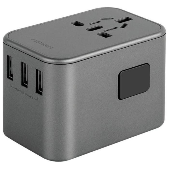 ENERGEA - Energea Reseladdare 35.5W 2xUSB-C 3xUSB-A PD-PPS-QC 3.0