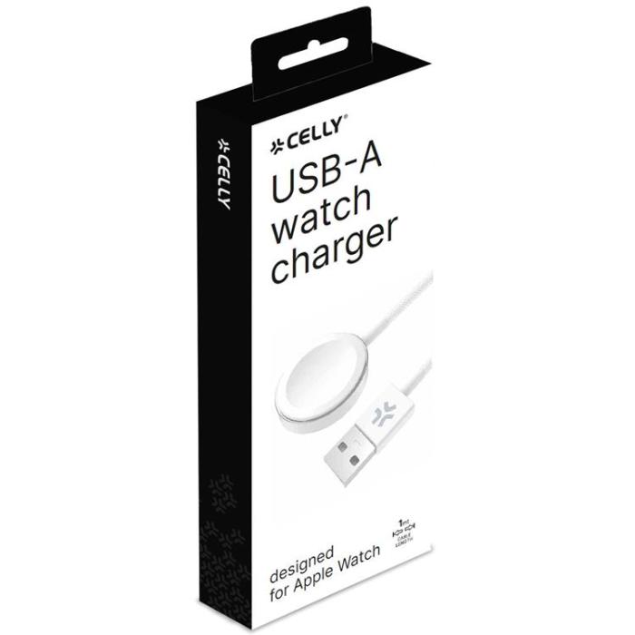 Celly - Celly Trådlös Apple Watch-laddare USB-A