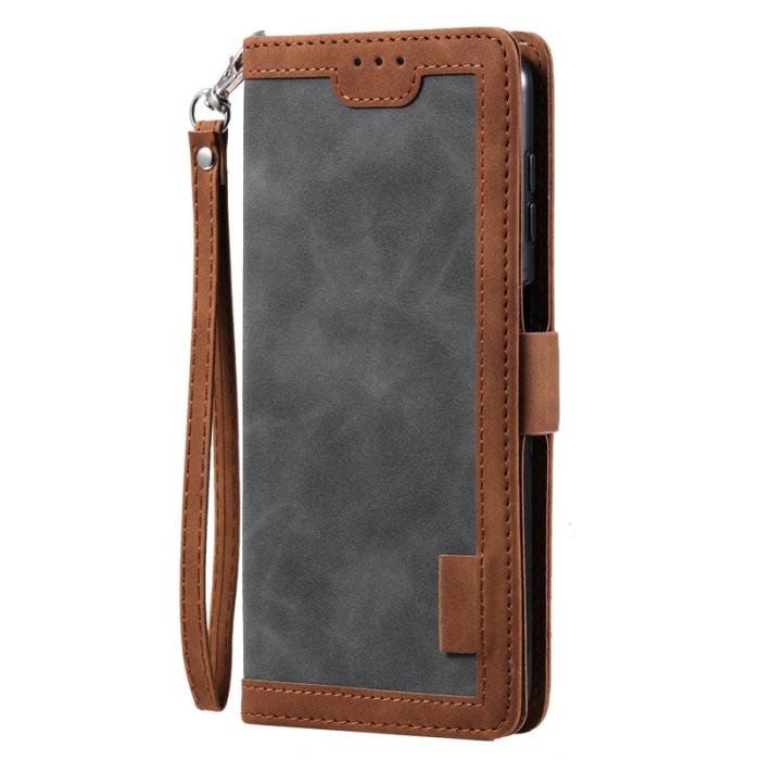 OEM - Samsung Galaxy S26+ Plånboksfodral RFID-Skydd Konstläder Ställ - Grå