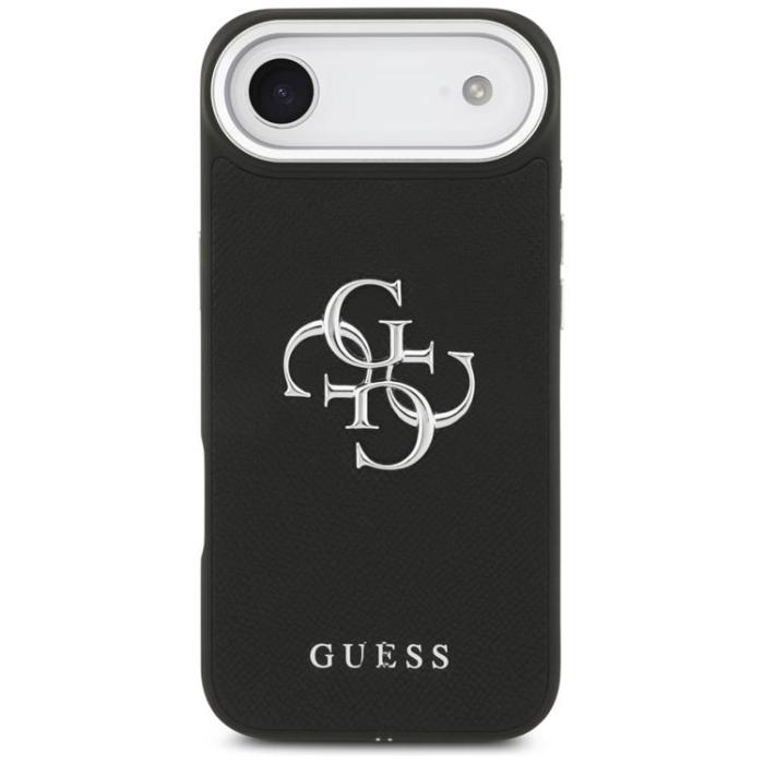 Guess - Guess iPhone 17 Air Mobilskal Grained Big 4G Classic Logo - Svart