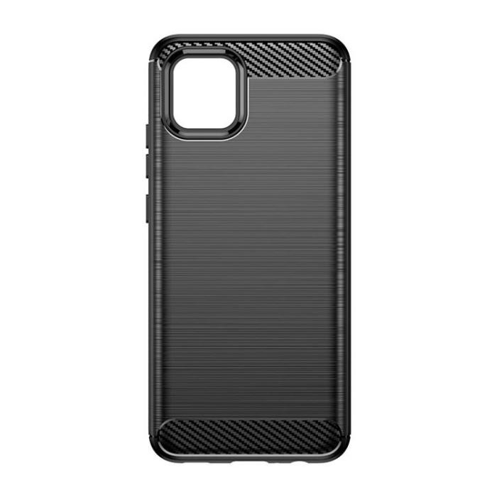 OEM - Carbon Flexible Skal Galaxy A03s - Svart