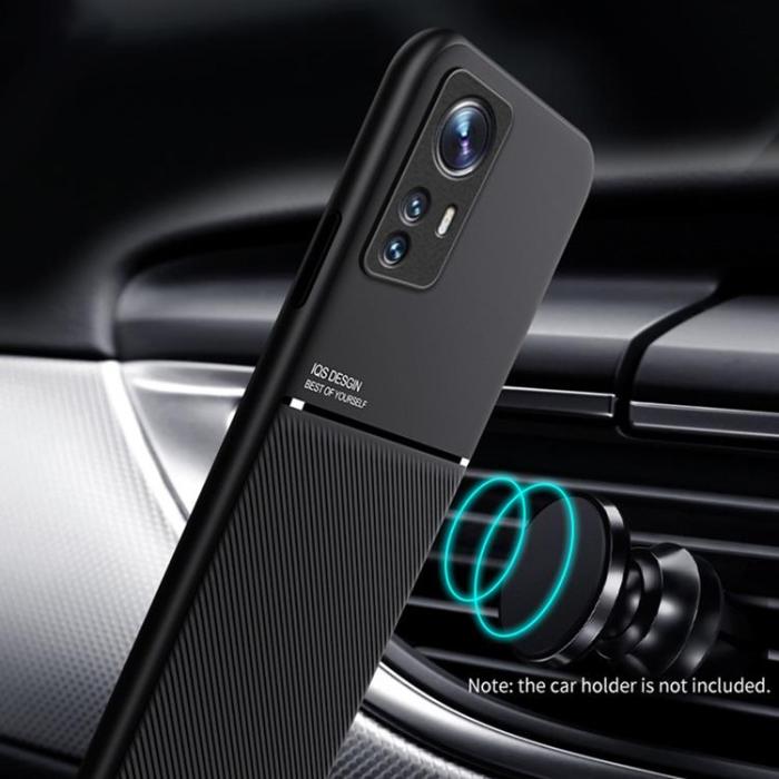 A-One Brand - Imprinted PU Läder Skal Xiaomi 12 Pro - Svart
