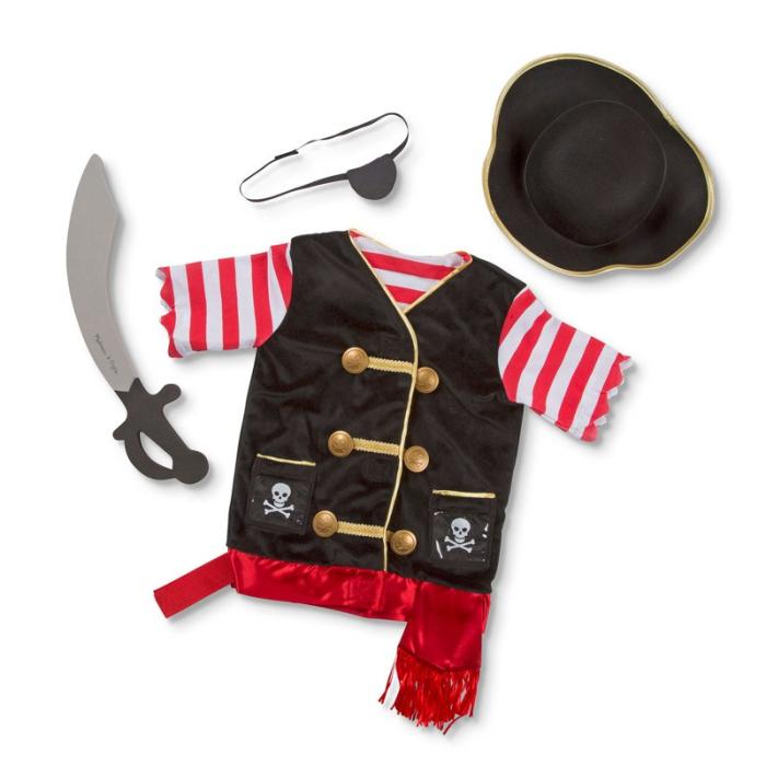 MND - MND Kostymset Role Play Costume Set Pirate