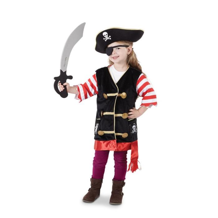 MND - MND Kostymset Role Play Costume Set Pirate