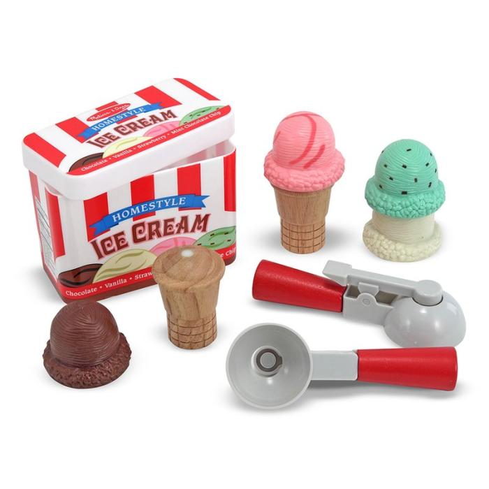 MND - MND Leksak Scoop & Stack Ice Cream Cone Playset