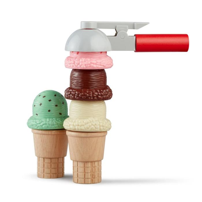 MND - MND Leksak Scoop & Stack Ice Cream Cone Playset