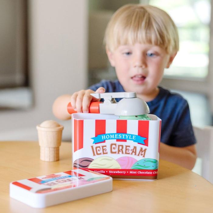 MND - MND Leksak Scoop & Stack Ice Cream Cone Playset