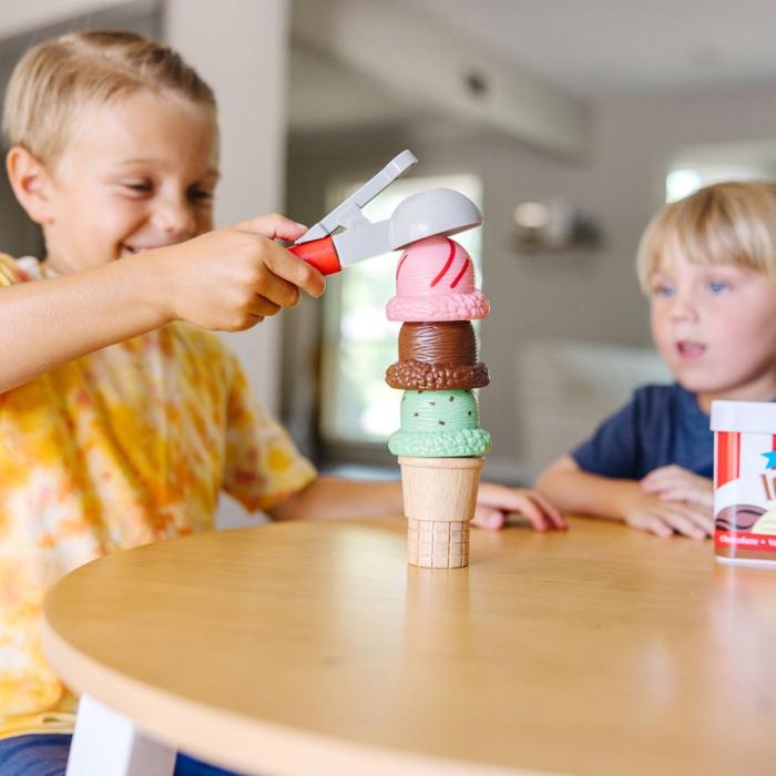 MND - MND Leksak Scoop & Stack Ice Cream Cone Playset