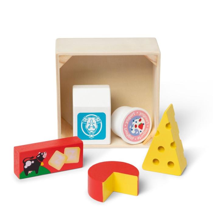 MND - MND Leksak Wooden Food Groups Play Set - Dairy Trä