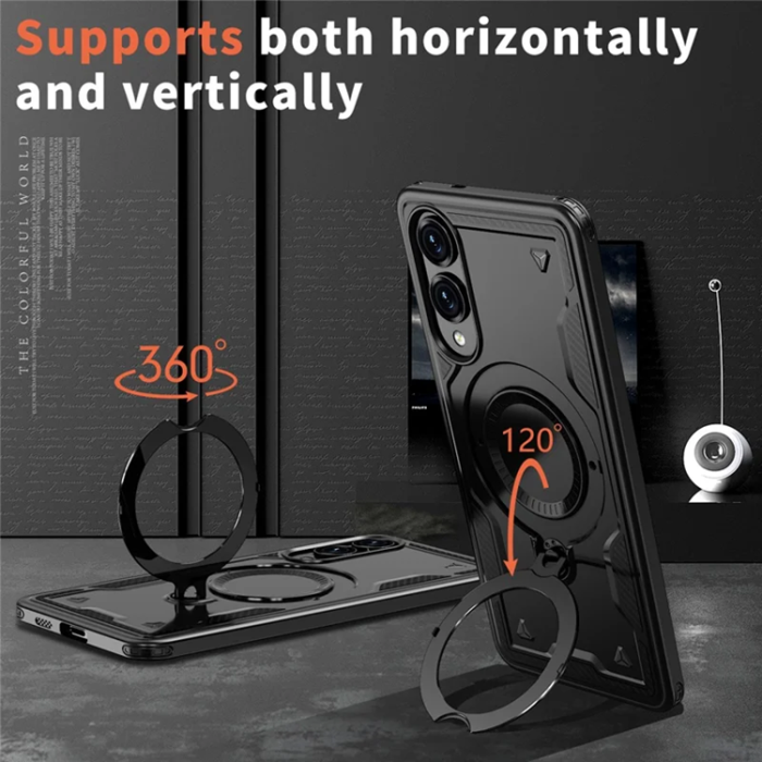 A-One Brand - Galaxy S25 Edge Mobilskal Magsafe Kickstand