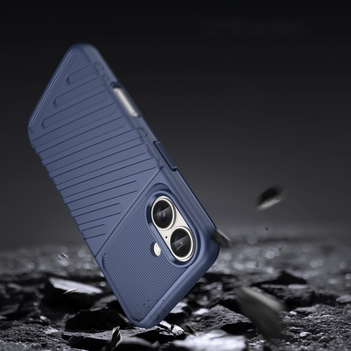 OEM - iPhone 16 Plus Mobilskal Silikon Thunder - Blå