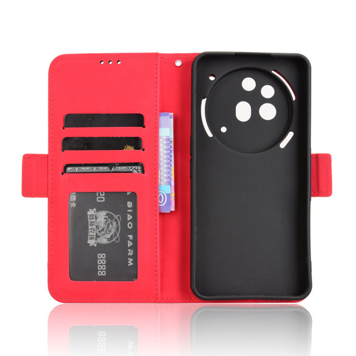 A-One Brand - Nothing Phone (3a) Pro Plånboksfodral Läder - Röd