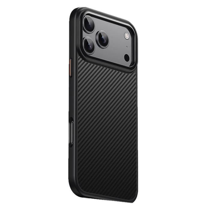 A-One Brand - iPhone 17 Pro Max Mobilskal MagSafe Carbon Fiber - Svart
