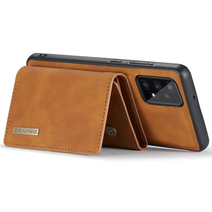 DG.MING - DG.MING Konstläder Plånboksfodral för Samsung Galaxy A53 5G - Brun