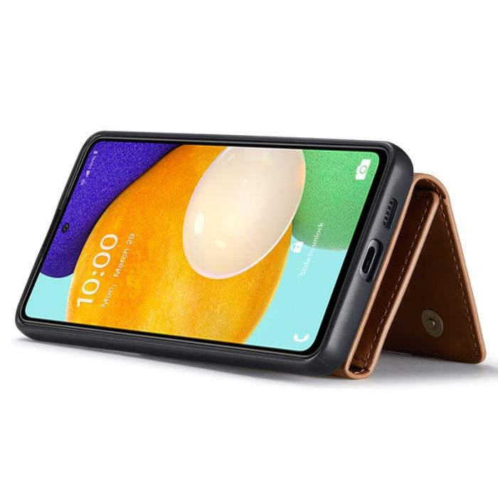 DG.MING - DG.MING Konstläder Plånboksfodral för Samsung Galaxy A53 5G - Brun