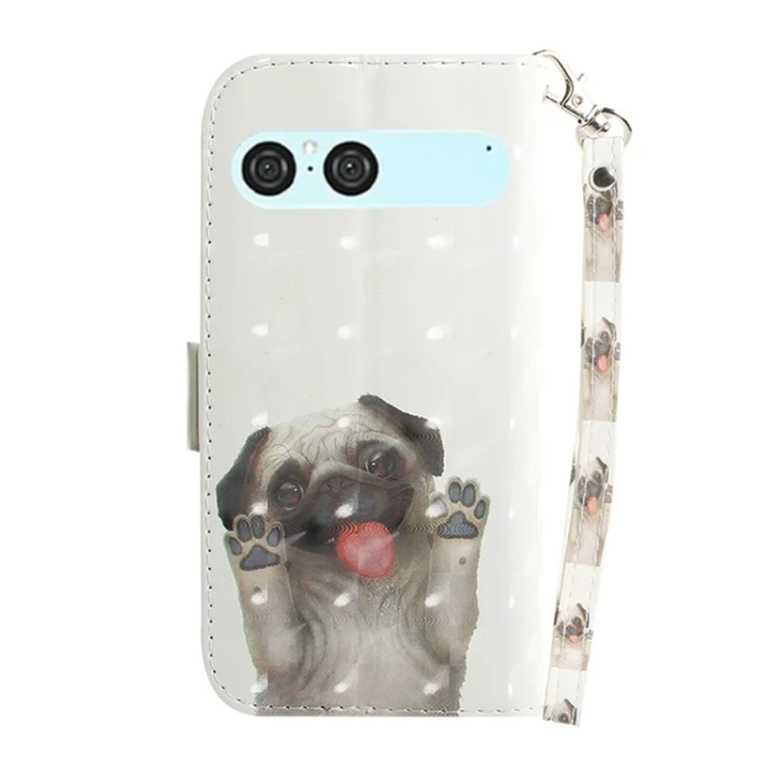 A-One Brand - Sony Xperia 10 VII Plånboksfodral med Handledsrem - Pug