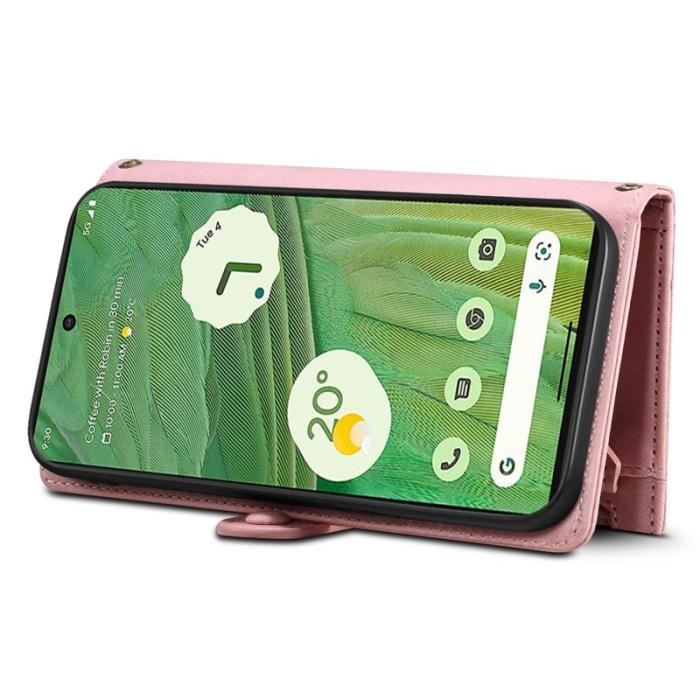 ESEBLE - ESEBLE Star Series Plånboksfodral för Google Pixel 7a - Konstläder - Roséguld