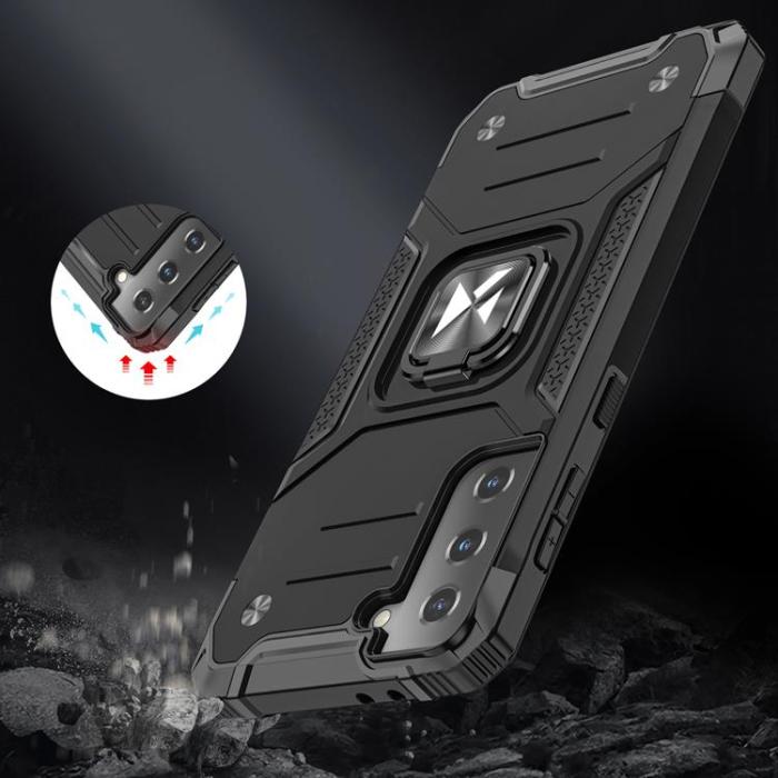 Wozinsky - Wozinsky Ring Armor Skal Galaxy S22 - Blå