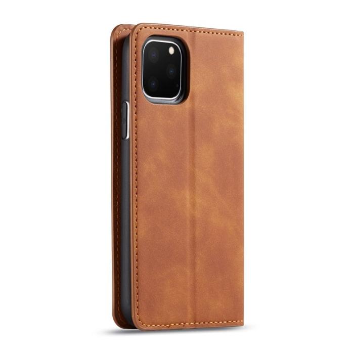 FORWENW - FORWENW Fantasy Series Plånboksfodral i Konstläder - Brun för iPhone 11 Pro Max