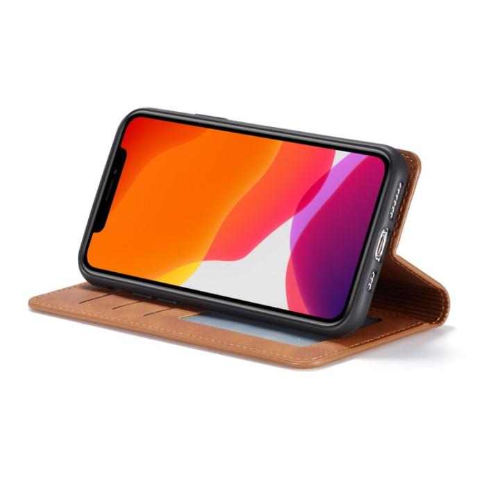 FORWENW - FORWENW Fantasy Series Plånboksfodral i Konstläder - Brun för iPhone 11 Pro Max