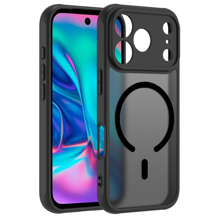 A-One Brand - iPhone 17 Pro Max Mobilskal MagSafe Matte Skin-Touch - Svart