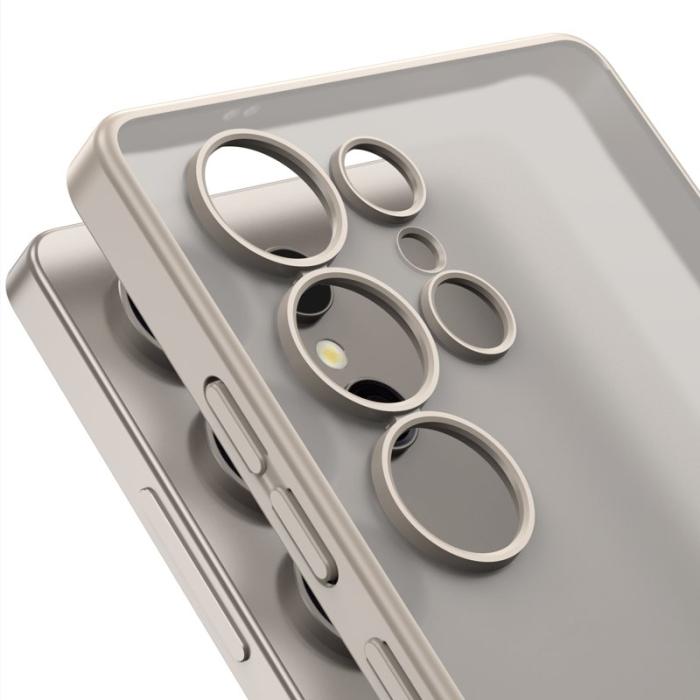 GKK - GKK Samsung Galaxy S25 Ultra Fodral Matte Skin - Grå