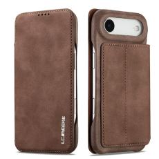 LC.imeeke - LC.IMEEKE iPhone Air Fodral Card Holder KonstL&auml;der - Brun