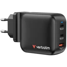 Verbatim - Verbatim Snabbladdare 100W PD 2xUSB-C QC 1xUSB-A GaN Mini - Svart
