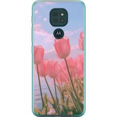 iSecrets - Mobilskal till Motorola Moto G9 Play med Rosa Tulpaner
