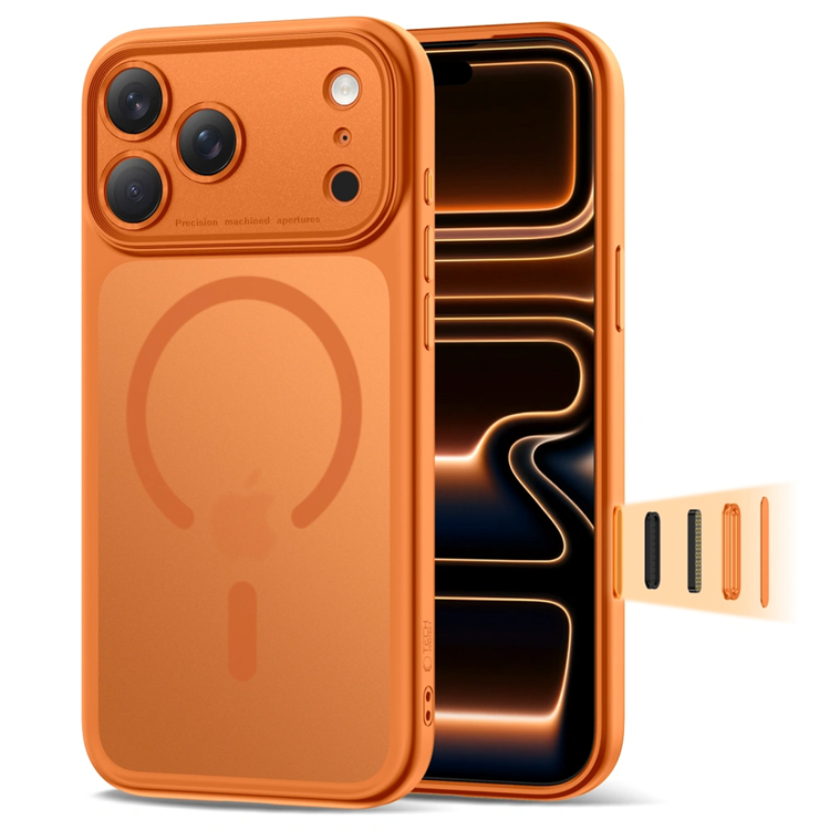 Tech-Protect iPhone 17 Pro Mobilskal Magsafe Peak - Cosmic Orange | 2353 | AlltMobil