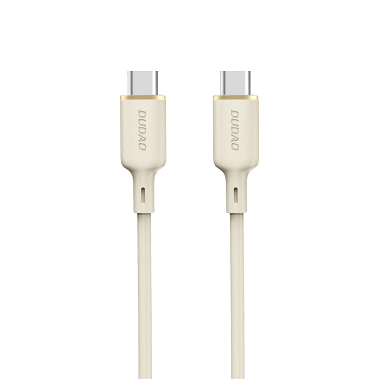 Dudao USB-C till USB-C kabel 1m - Beige | 3541 | AlltMobil