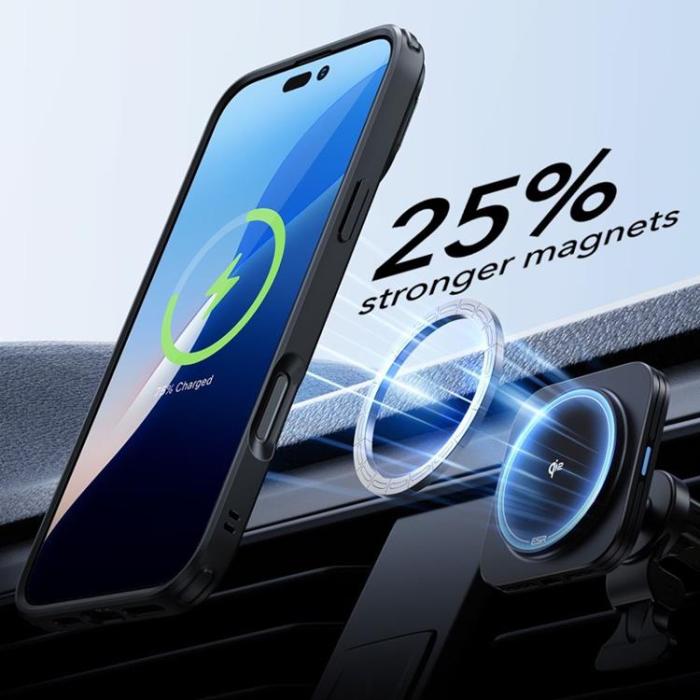 ESR - ESR iPhone 16 Pro Mobilskal Magsafe Halolock Och Härdat Glas