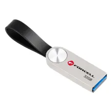 Forcell - Forcell Pendrive 32GB USB 3.2 Gen 1 USB-A F-Data Metal - Silver