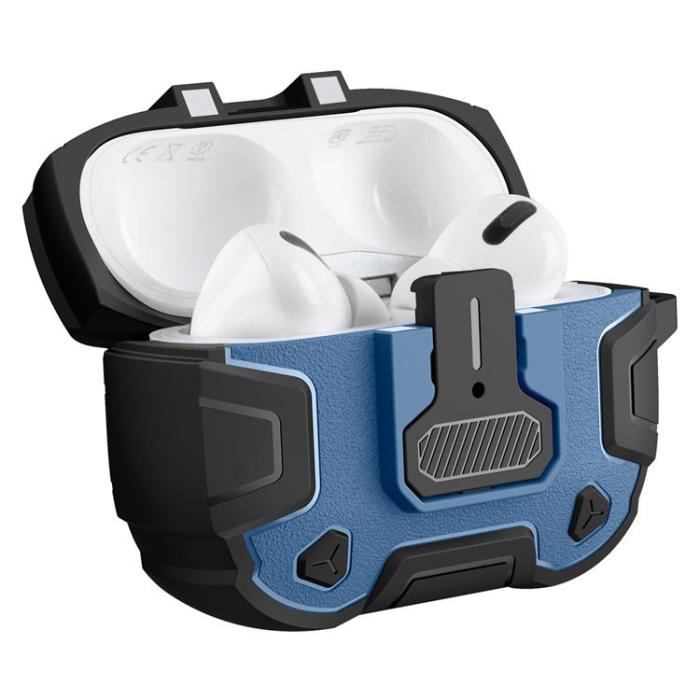Nillkin - Nillkin AirPods Pro 2 Skal Bounce Pro Armored - Blå