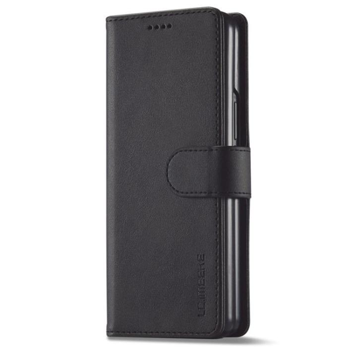 LC.imeeke - LC.IMEEKE Galaxy Z Fold 4 Plånboksfodral Shockproof Magnetic - Svart