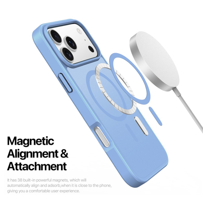 Dux Ducis - Dux Ducis iPhone 17 Pro Max Mobilskal MagSafe Yind - Ljusblå