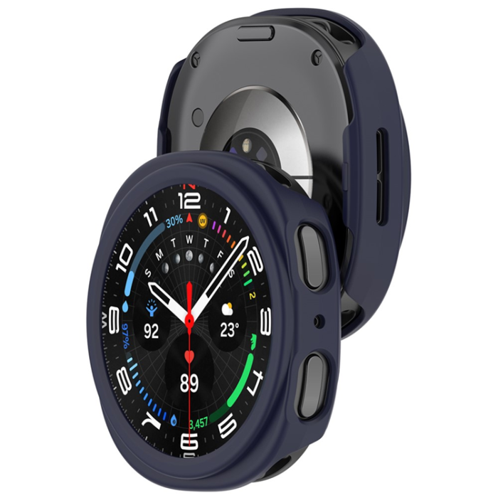 A-One Brand - Galaxy Watch 8 (44mm) Skal Halvsluten Hård PC - Midnattsblå