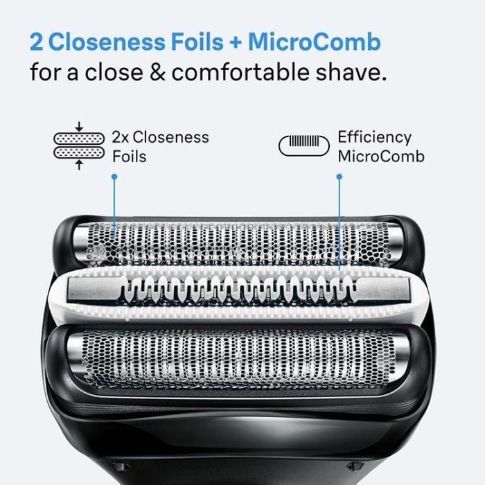 Braun - Braun Rakapparat Serie 3 3040s (med trimmertillbehör)