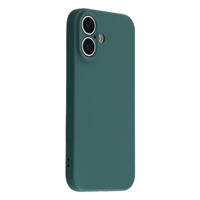 Amorus - AMORUS iPhone 17 Mobilskal Precise Cutouts TPU Fiber - Armégrön