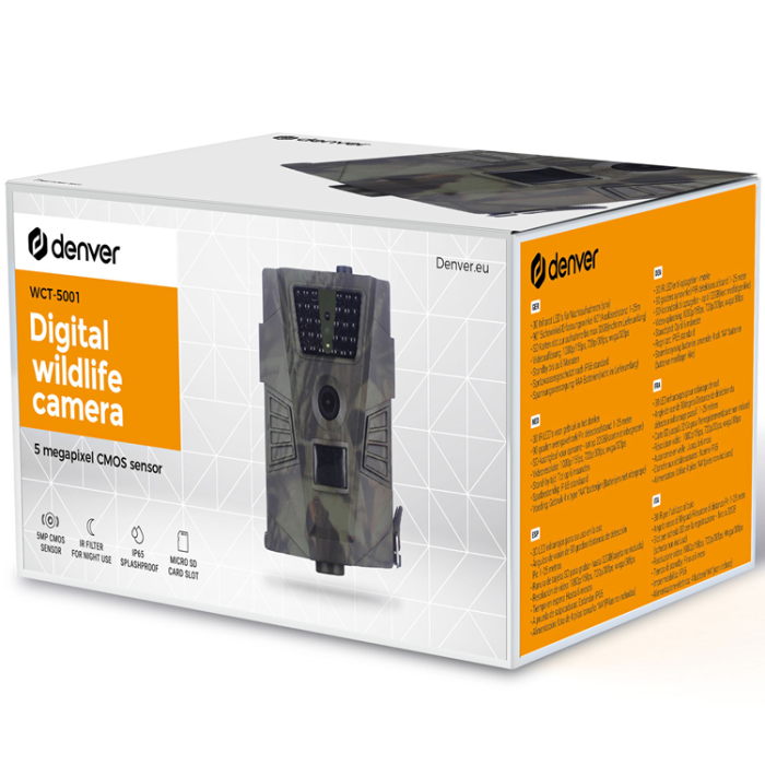 Denver - Denver Digital åtel-kamera med 5mp CMOS sensor och 30 IR LED's för mörkerseende